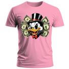 T-Shirt Camiseta Masculina Dollar Tio Patinhas frente estampada Casual Premium T-Shirt Camiseta Masculina Dollar Tio Patinhas frente estampada Casual Premium