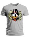 T-Shirt Camiseta Masculina Dollar Tio Patinhas frente verso estampada Casual Premium