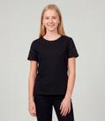 T-Shirt Feminina Com Rebite E Strass Minty Preto T-Shirt Feminina Com Rebite E Strass Minty Preto