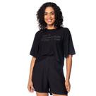 T-Shirt Feminina Endless Estampa Brilho Preto