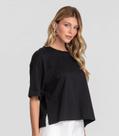 T- Shirt Feminina Manga Curta Box Dianna Preto