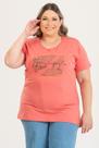 T-shirt Feminina Plus Size em Malha Algodão c/ Estampa "MAGNIFIQUE" - Serena T-shirt Feminina Plus Size em Malha Algodão c/ Estampa "MAGNIFIQUE" - Serena