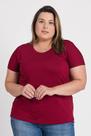 T-shirt Feminina Plus Size Visco Básica - Serena
