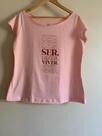 T Shirt Feminina - Ser Dizer Viver - Cor Rosa