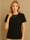 T-Shirt Feminina Varias Cores Camiseta Básica 100% Algodão 30.1 Larga e Soltinha no Corpo Casual e A