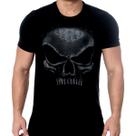 T-shirt flex wheeler preto - black skull - clothing (xxl)