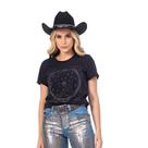 T Shirt Jade Negra- Zenz Western