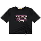 T-Shirt Juvenil Mod.me em Algodão na cor Preto