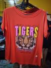 T-shirt laranja neon