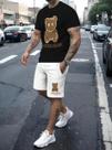 T- Shirt masculina conjunto Casual verão + Short Tactel urso Stay Lover Premium estampado