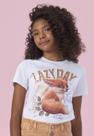 T-Shirt Menina Lazy Day Juvenil Vanilla Cream