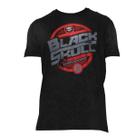T-shirt motor preto - black skull - clothing (p)
