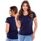 T Shirt Ox Horns Marinho