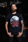 T-Shirt Rockskill Skull and Rose - Masculino