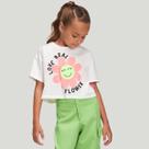 T-Shirt Silk Frente Love Real 1207- Bambollina