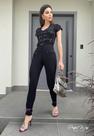 T-shirts decote v estampada preto perfect way