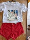 T short cor branca
