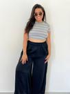 T0137-Calça Solta Larga Comfy Pantalona Moda Confortável 4n2202