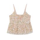 T0143-Blusa Casual Comfy Floral Alças Finas Fresquinha Leve Confortável Decote em V Dia a Dia Passeio 5AG0405 T0143-Blusa Casual Comfy Floral Alças Finas Fresquinha Leve Confortável Decote em V Dia a Dia Passeio 5AG0405