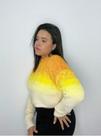 T0160-Blusa Festa Luxo Inverno Confortável Degradê Versátil 4d1106
