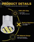 T10 pingo led cor branca 8 Smd