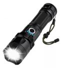 T9 Lanterna Tática Recarregável Led Holofote Lanterna Militar T9 Potente Fazenda Sítio trilha