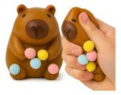 Taba Squish Capivara Tab Squishy Squishies Muji Fidget Toy Marrom-claro