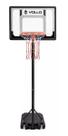 Tabela de Basquete Completa Poste Ajustável 2,10 m Aro 38 cm Vollo