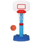 Tabela de Basquete Tamanho Ajustável com Bola 14cm Bomba de Ar Infantil +3 Anos Bel