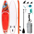 Tabla de Paddle Inflable FEATH-R-LITE Stand Up para Adultos Roja