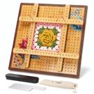 Tabla para Bloqueo de Crochet ULOI de Bambú de 13" con Varillas de Tensión y Clavijas