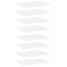 Tablas para Estantería Casafoyer en Melamina Blanca 60x50x1,5 cm 8 unidades