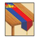 Table Runner Beistle impresso medieval 28 cm x 1,8 m