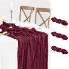 Table Runner BLUETOP 90x300cm Borgonha, pacote com 3 gaze