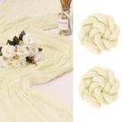 Table Runner KEEPSHOWING Cheesecloth 3m para casamento de Natal