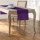 Table Runner LA Linen Poliéster Poplin 35x275cm Roxo