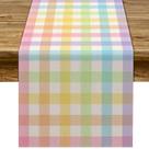 Table Runner Pudodo Easter Buffalo Plaid Check 33x183cm