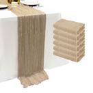 Table Runner Seveups, pacote com 6, bege, 55 x 300 cm, poliéster