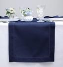 Table Runner Solino Home Linen azul marinho 183 cm de comprimento 100% linho