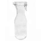 TableCraft RGC34 Garrafa Cash & Carry, 1 litro, vedação de silicone, vidro transparente, 6 unidades por caixa