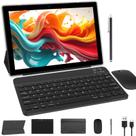 Tablet ATOZEE 10.1 Android 14 8GB RAM 64GB ROM com teclado preto