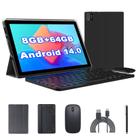 Tablet COOPERS Android 14 2 em 1 de 10 polegadas 8 GB+64 GB+1 TB