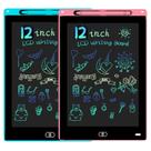 Tablet de escrita LCD AYIYAKE de 12 polegadas, pacote com 2 unidades para crianças azul/rosa