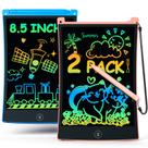Tablet de escrita LCD bravokids de 8,5 polegadas, pacote com 2 canetas