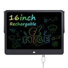Tablet de escrita LCD de 16", presente recarregável para crianças QIAOBUQI