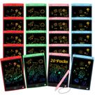 Tablet de escrita LCD Frelswon, pacote com 20, para crianças de 8,5 polegadas