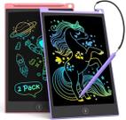 Tablet de escrita LCD TECJOE Colorido Doodle Board de 8,5 polegadas x2