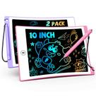 Tablet de escrita LCD TEKFUN de 10 polegadas, pacote com 2 polegadas para crianças com caneta Tablet de escrita LCD TEKFUN de 10 polegadas, pacote com 2 polegadas para crianças com caneta