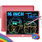 Tablet de escrita LCD TEKFUN Doodle Board 16 polegadas rosa
