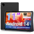 Tablet DigiLand Tab R1111 Android 14 12 GB RAM 128 GB cinza